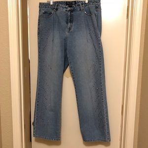 Size 18 red crystal Venezia (Lane Bryant) jeans